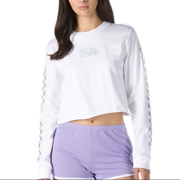 Vans Iridescent Cropped Long Sleeve - Picture 1 of 3